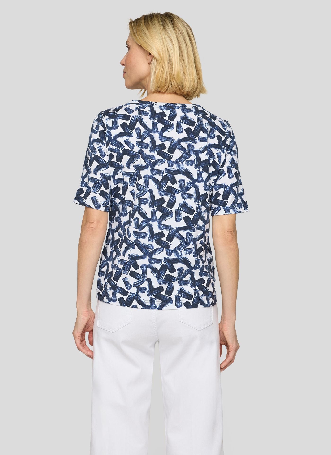 RABE T-Shirt WIth Drawstring Neckline