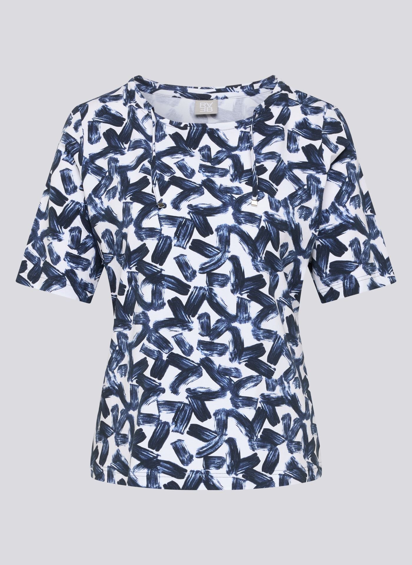 RABE T-Shirt WIth Drawstring Neckline