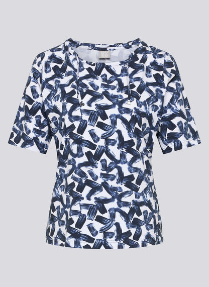 RABE T-Shirt WIth Drawstring Neckline