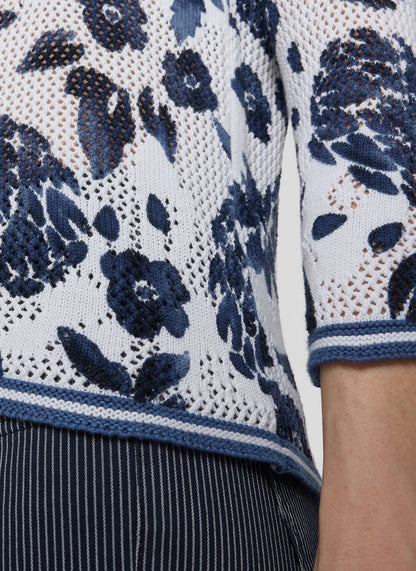 RABE Knit Floral Top
