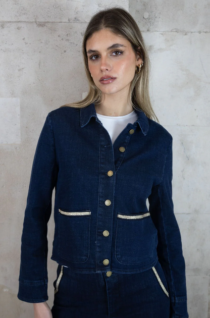 No2moro Alex Dark Denim Jacket