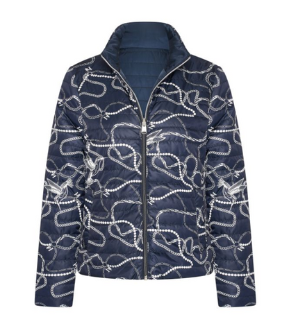 HV Society Navy Chain Rebersible Jacket