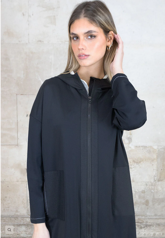 No2moro Black Aphrodite Lightweight Duster