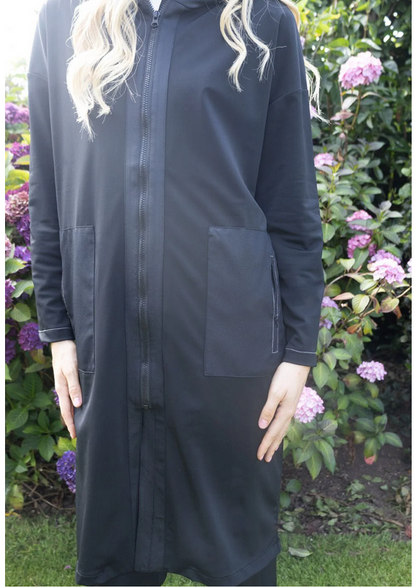 No2moro Black Aphrodite Lightweight Duster