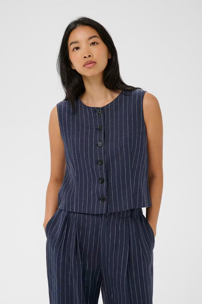 Part Two Azania Blue Nights Waistcoat