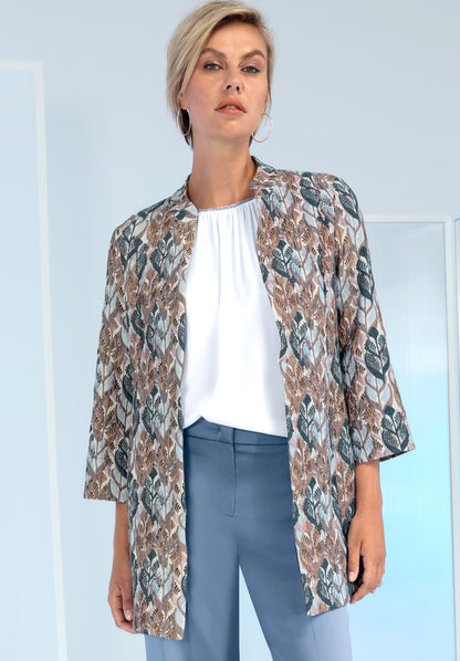 BIANCA Blue Long Jacket