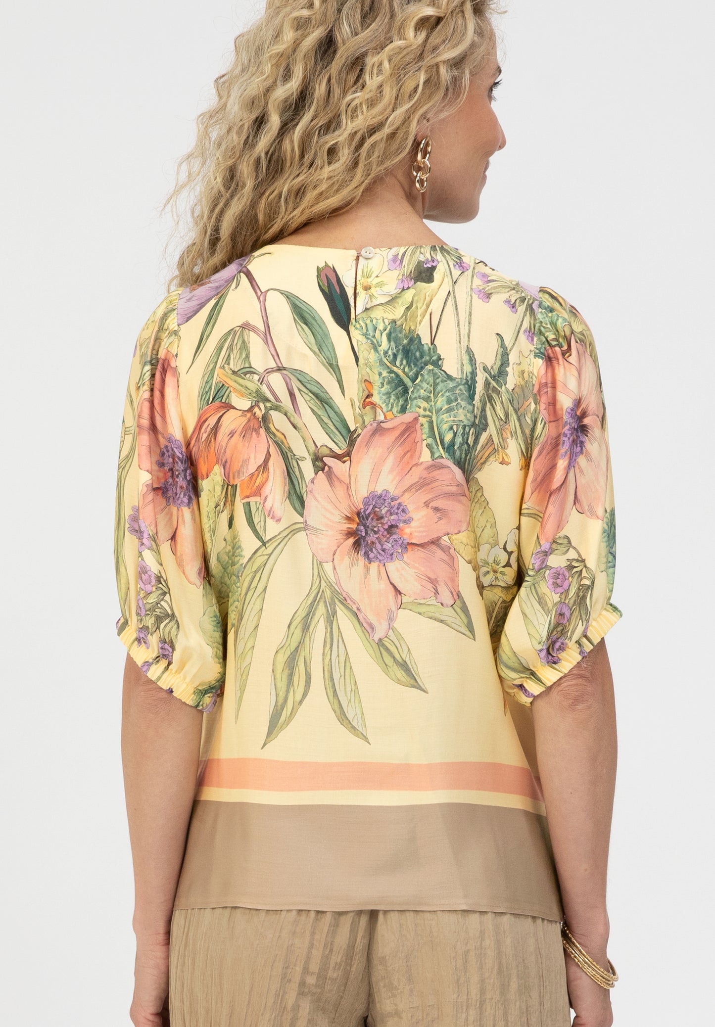 BIANCA Floral Pattern Arwen Blouse