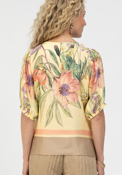 BIANCA Floral Pattern Arwen Blouse