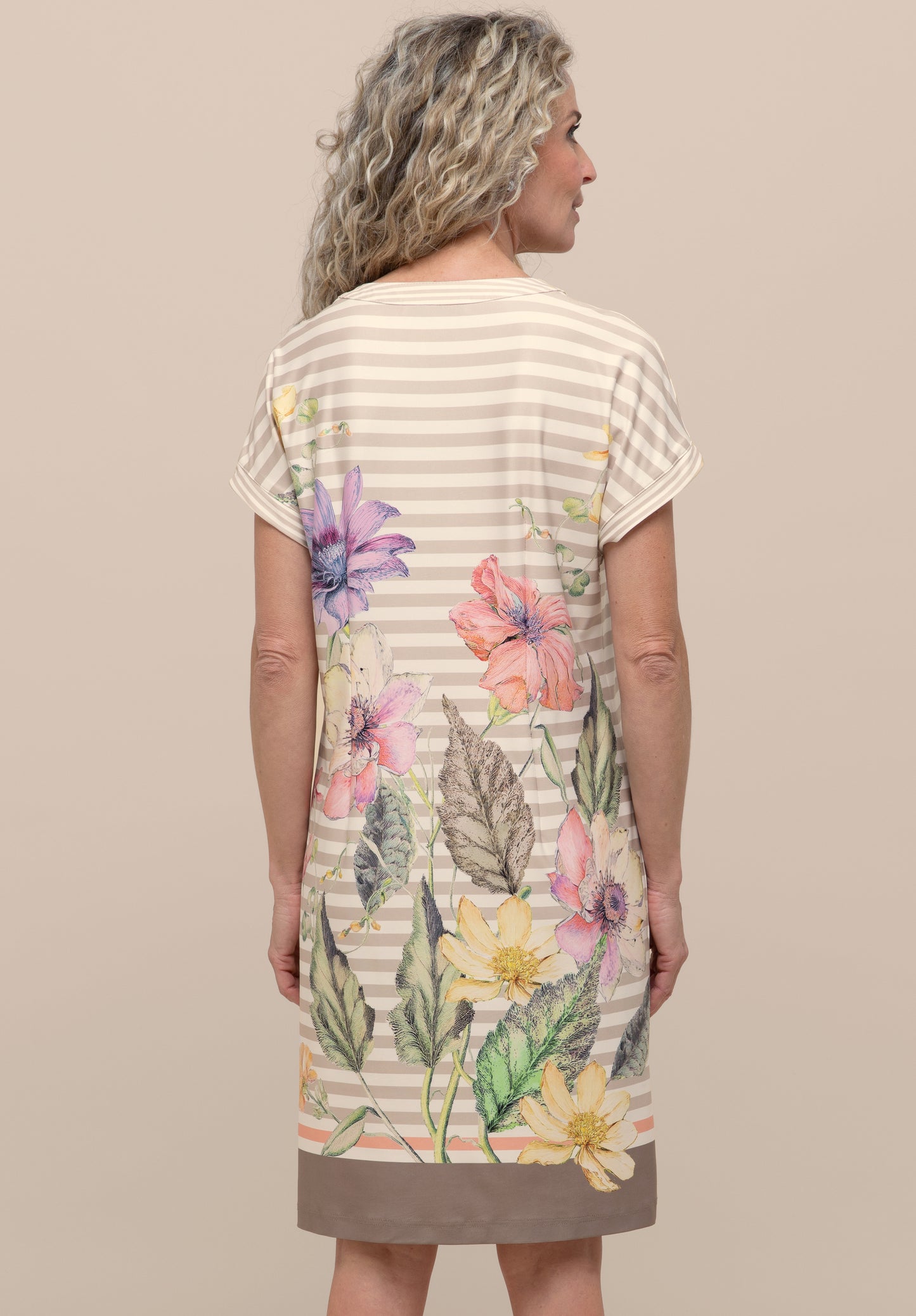BIANCA Manu Floral Print Midi Dress