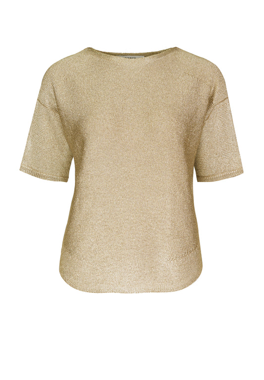 BIANCA Olinde Beige Knit Blouse