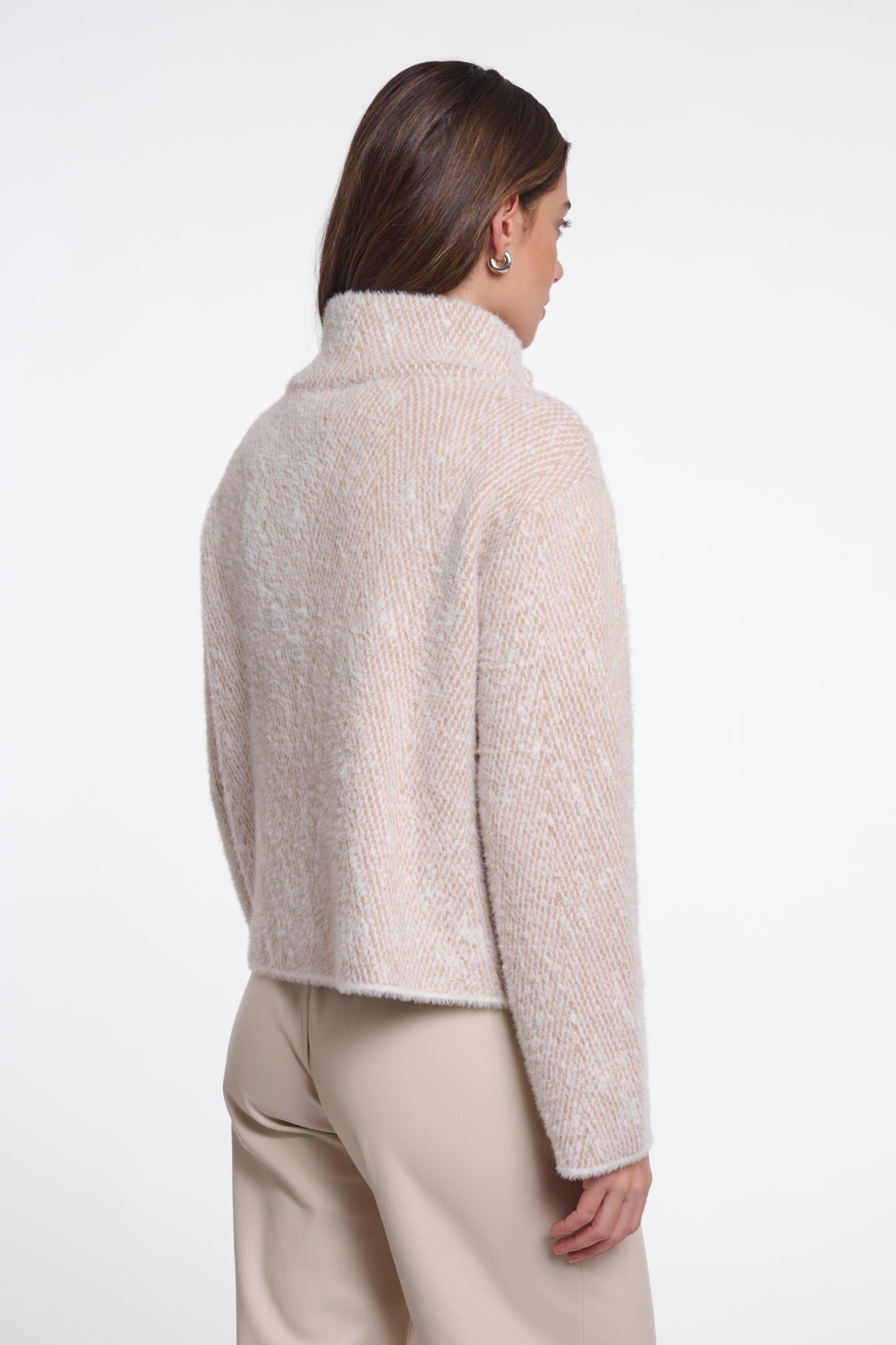 Rino&Pelle Beige Short Fur Jacket
