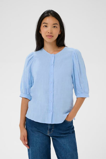 Part Two Azra Blouse Blue