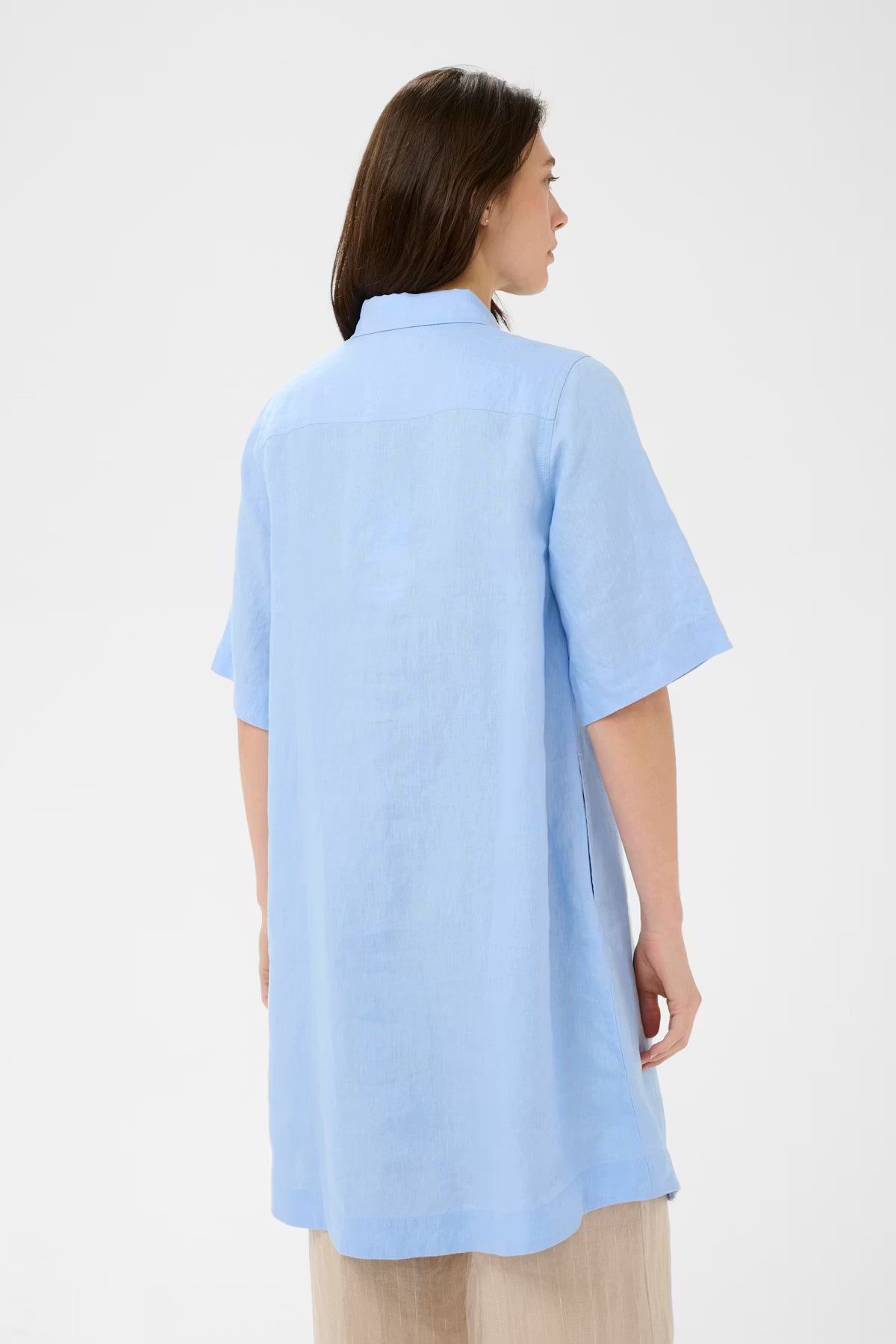 Part Two Blue Sardiae Shirt Dress