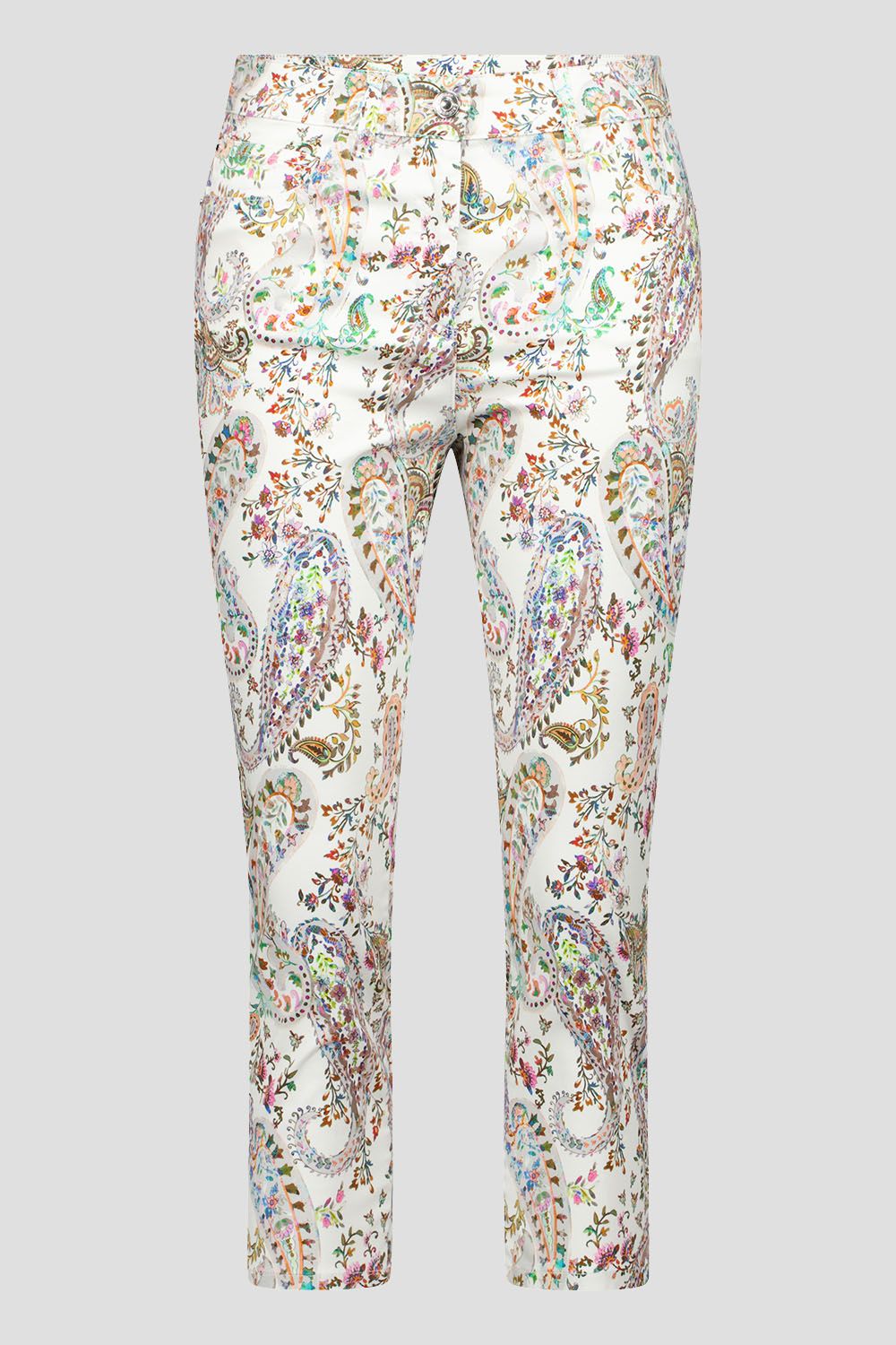 Gardeur Corah Cropped Paisley Patterned Cotton Jeans