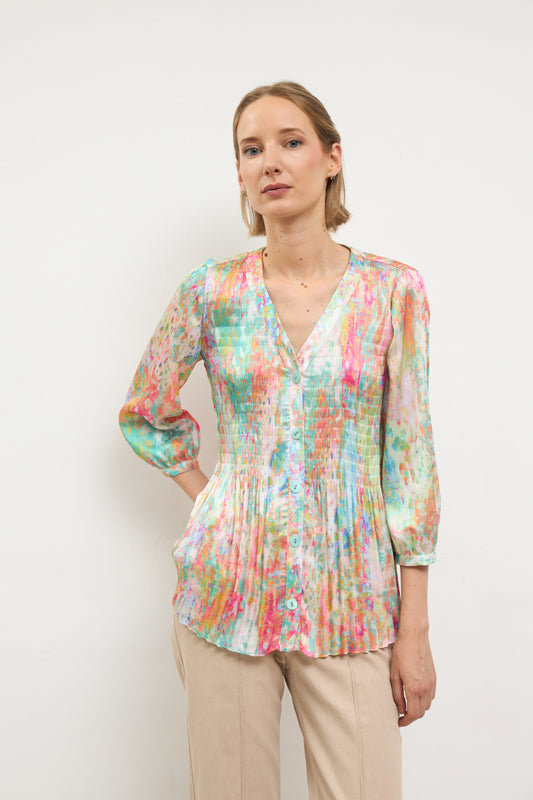 Bariloche Cidro Watercolour Blouse
