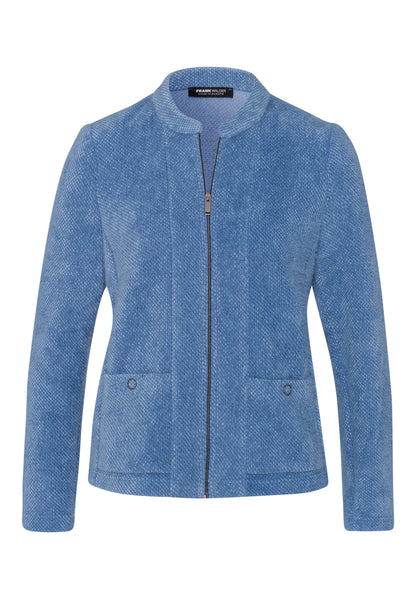 Frank Walder Blue Zip Up Jacket