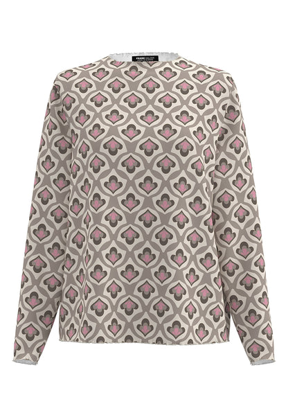 Frank Walder Foulard Print Blouse