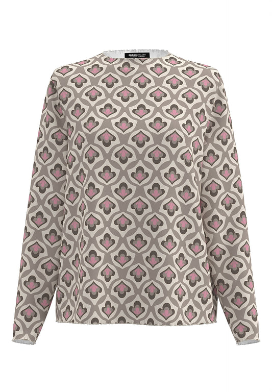 Frank Walder Foulard Print Blouse