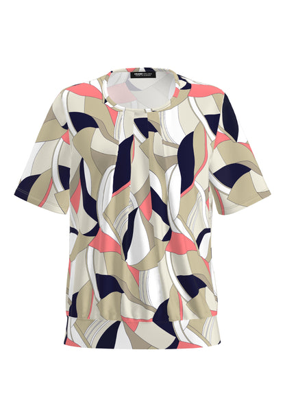 Frank Walder Sand Geo Print Top