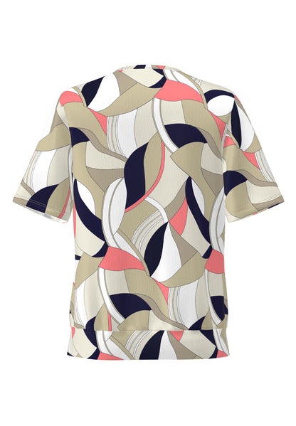 Frank Walder Sand Geo Print Top