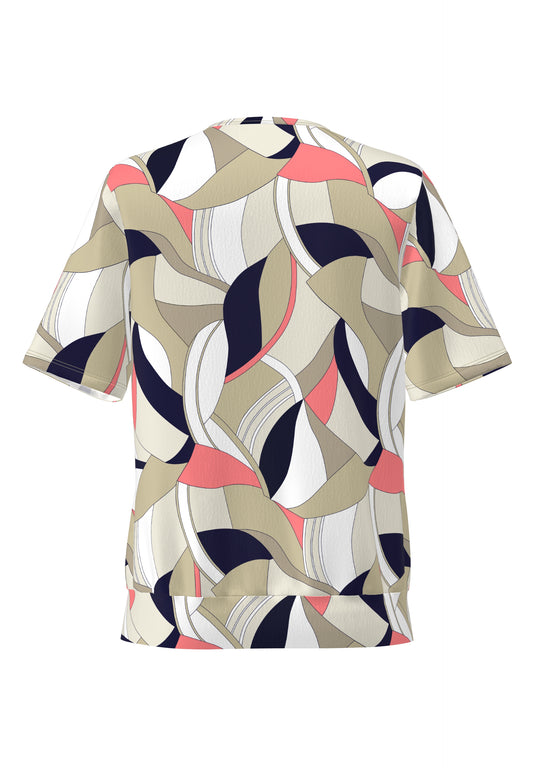 Frank Walder Sand Geo Print Top