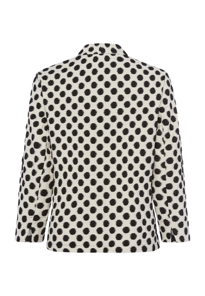 Frank Walder Polka Dot Single-Button Jacket