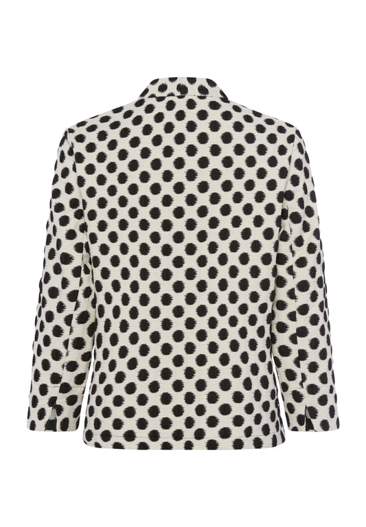 Frank Walder Polka Dot Single-Button Jacket