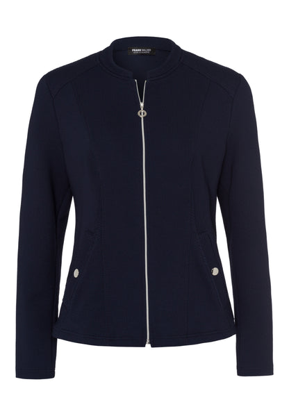Frank Walder Dark Navy Zip Up Jacket