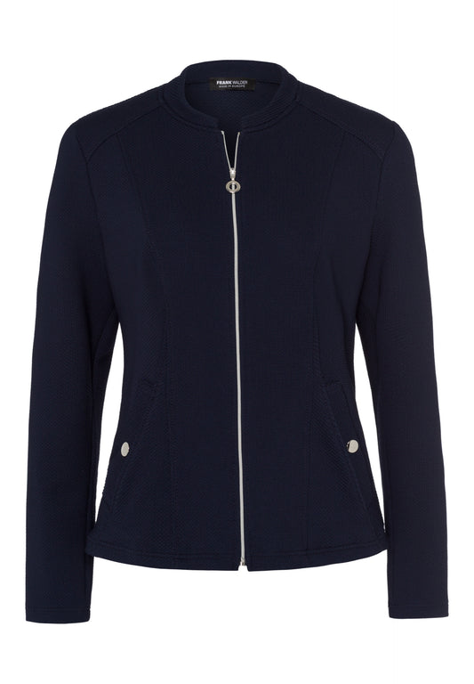 Frank Walder Dark Navy Zip Up Jacket