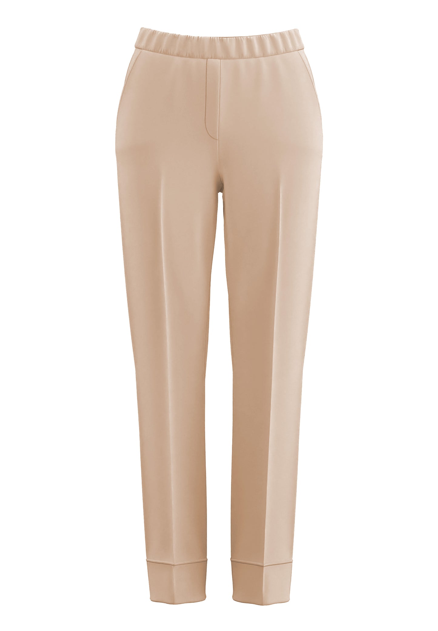 Frank Walder Cream Cuff Trousers