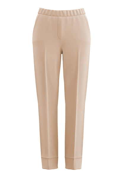 Frank Walder Cream Cuff Trousers