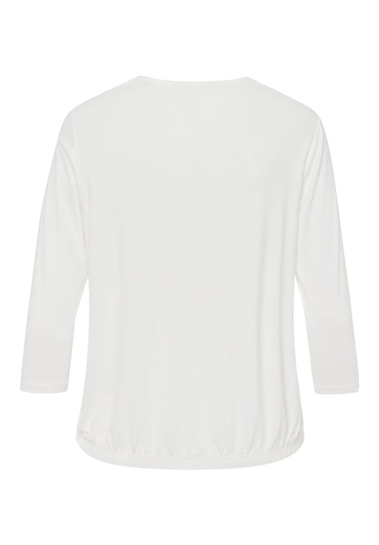 Frank Walder Lilac Motif Blouse