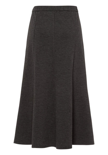 Frank Walder Charcoal Grey A-Line Skirt