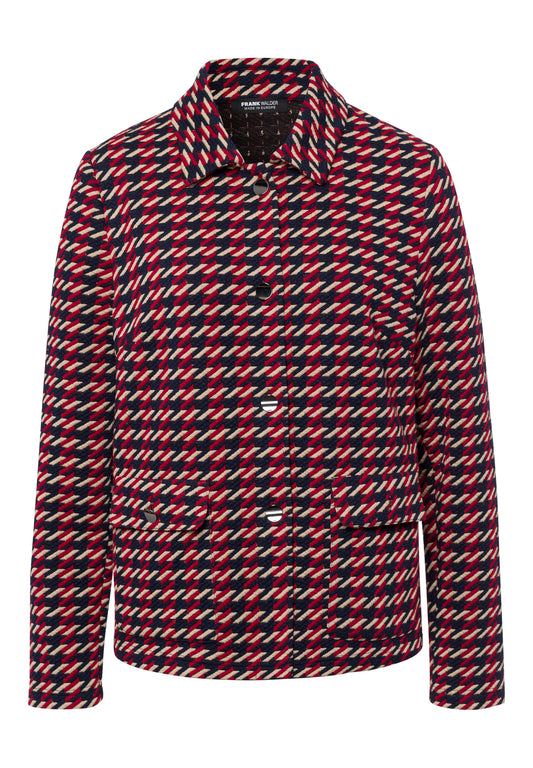 Frank Walder Red and Navy Jacket