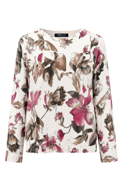 Frank Walder Knit Floral Jumper