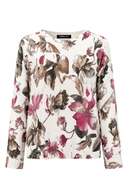 Frank Walder Knit Floral Jumper