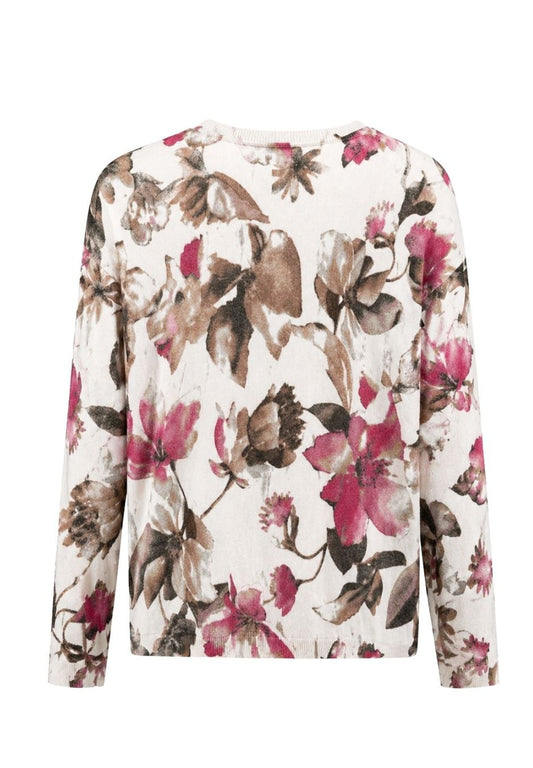 Frank Walder Knit Floral Jumper