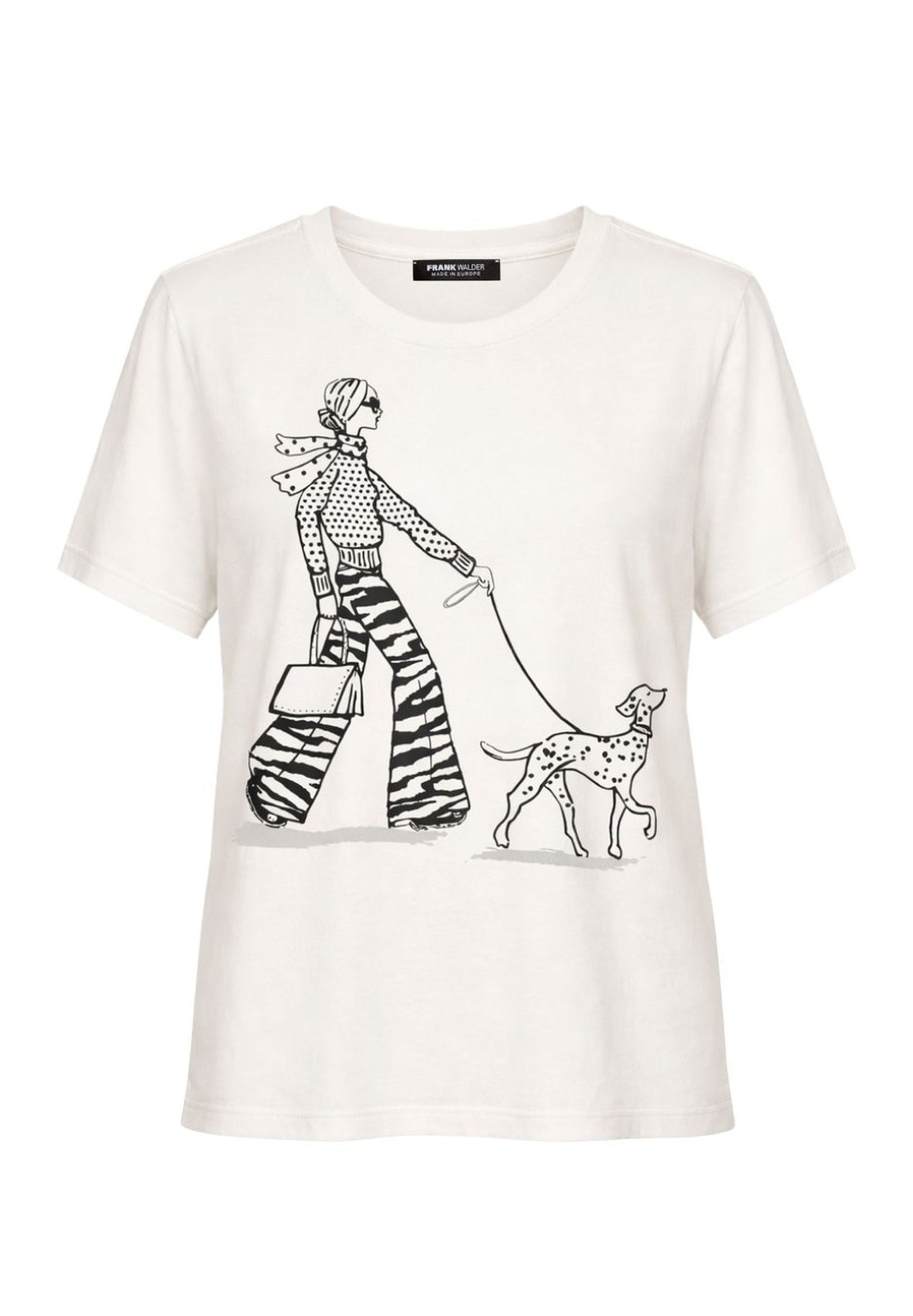 Frank Walder Walking Dog T-Shirt