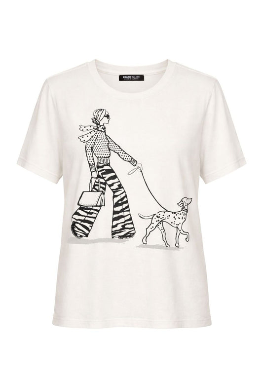 Frank Walder Walking Dog T-Shirt