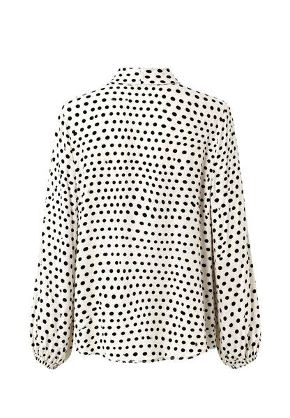 Frank Walder Polka Dot Blouse