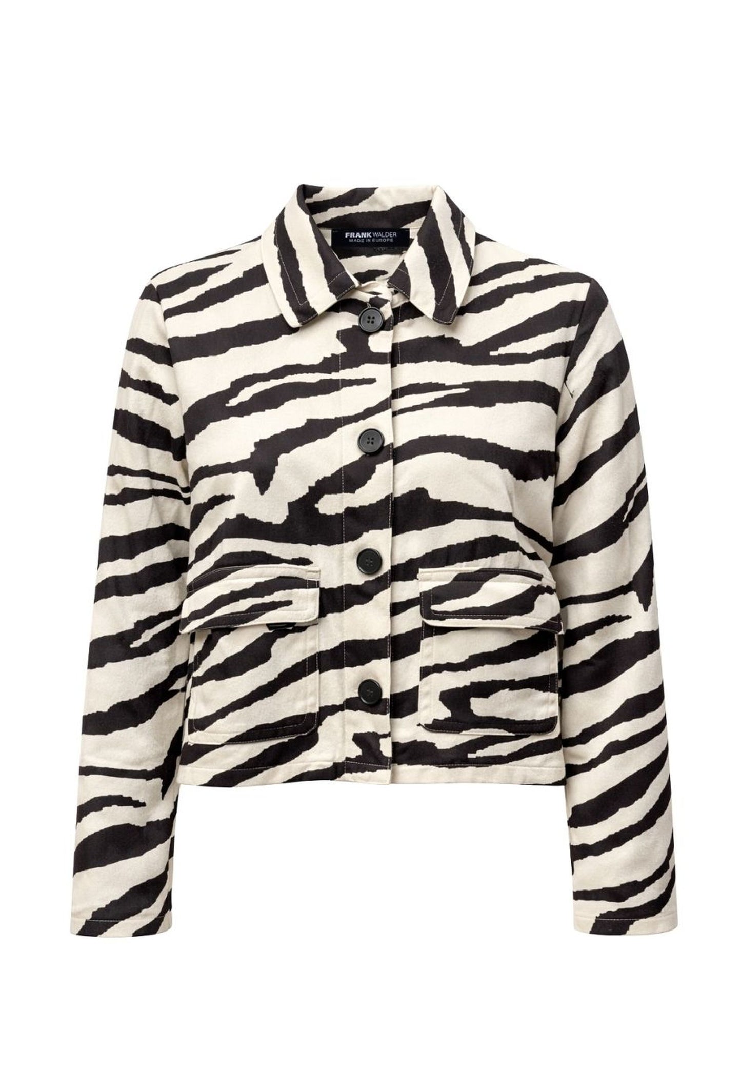 Frank Walder Faux Suede Zebra Jacket