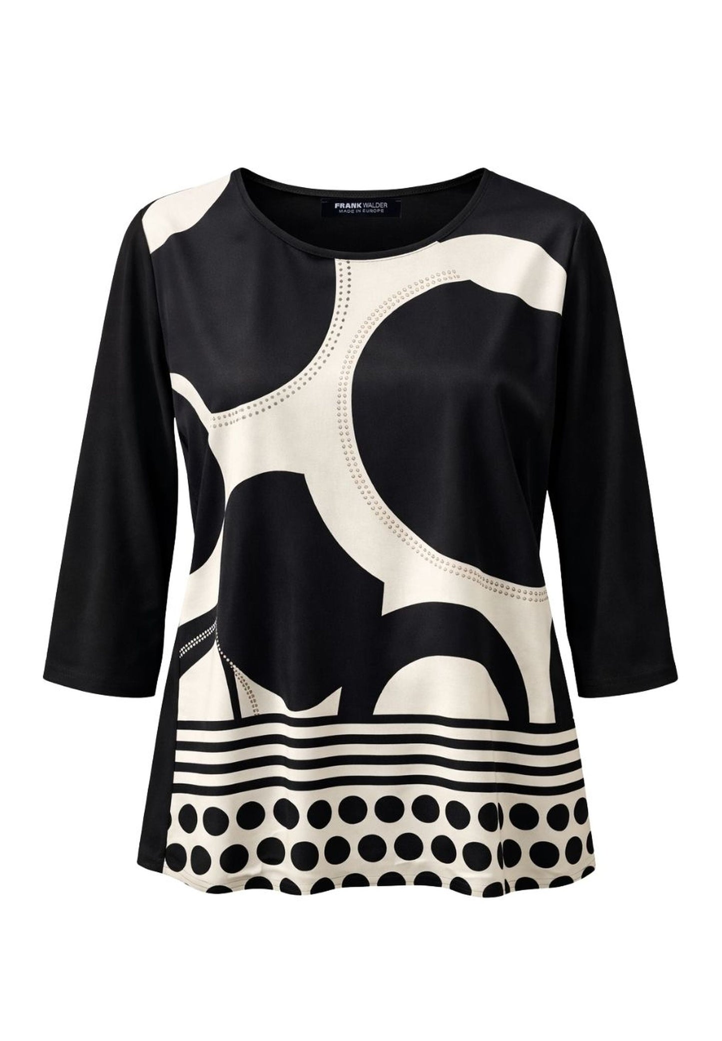 Frank Walder Monochrome Blouse