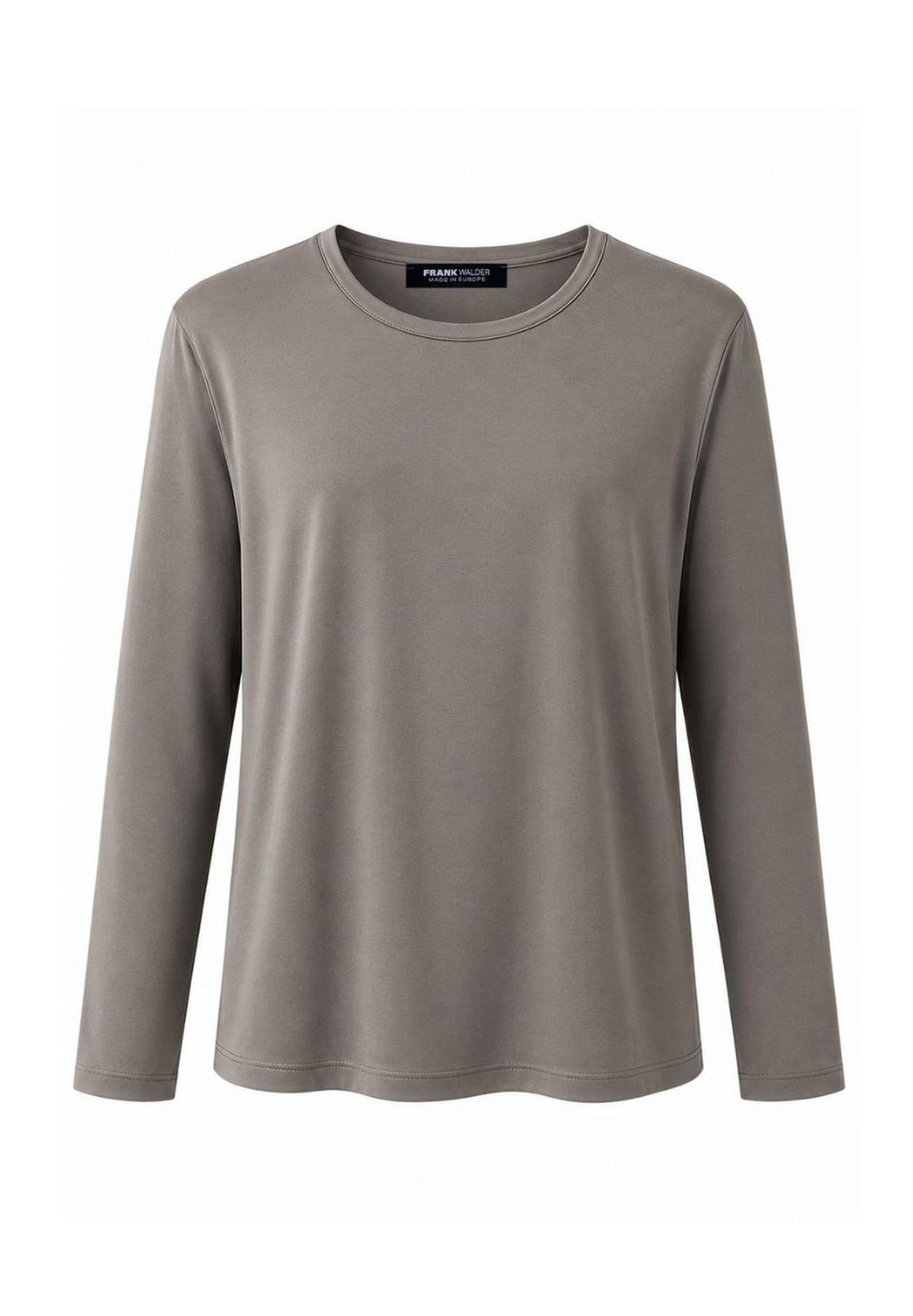 Frank Walder Taupe Satin Top