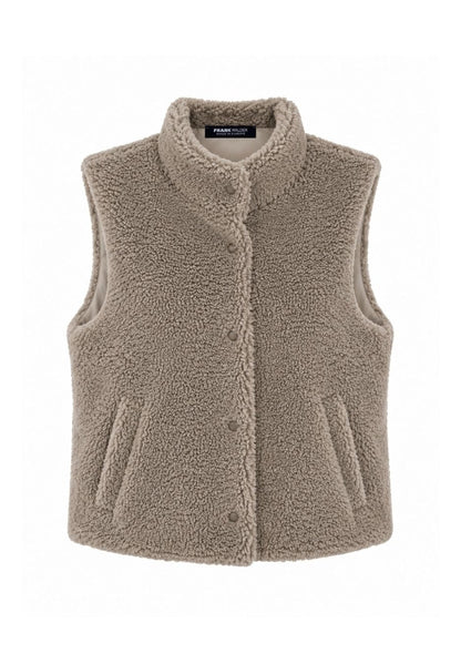 Frank Walder Grey Faux Fur Gilet