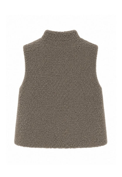 Frank Walder Grey Faux Fur Gilet
