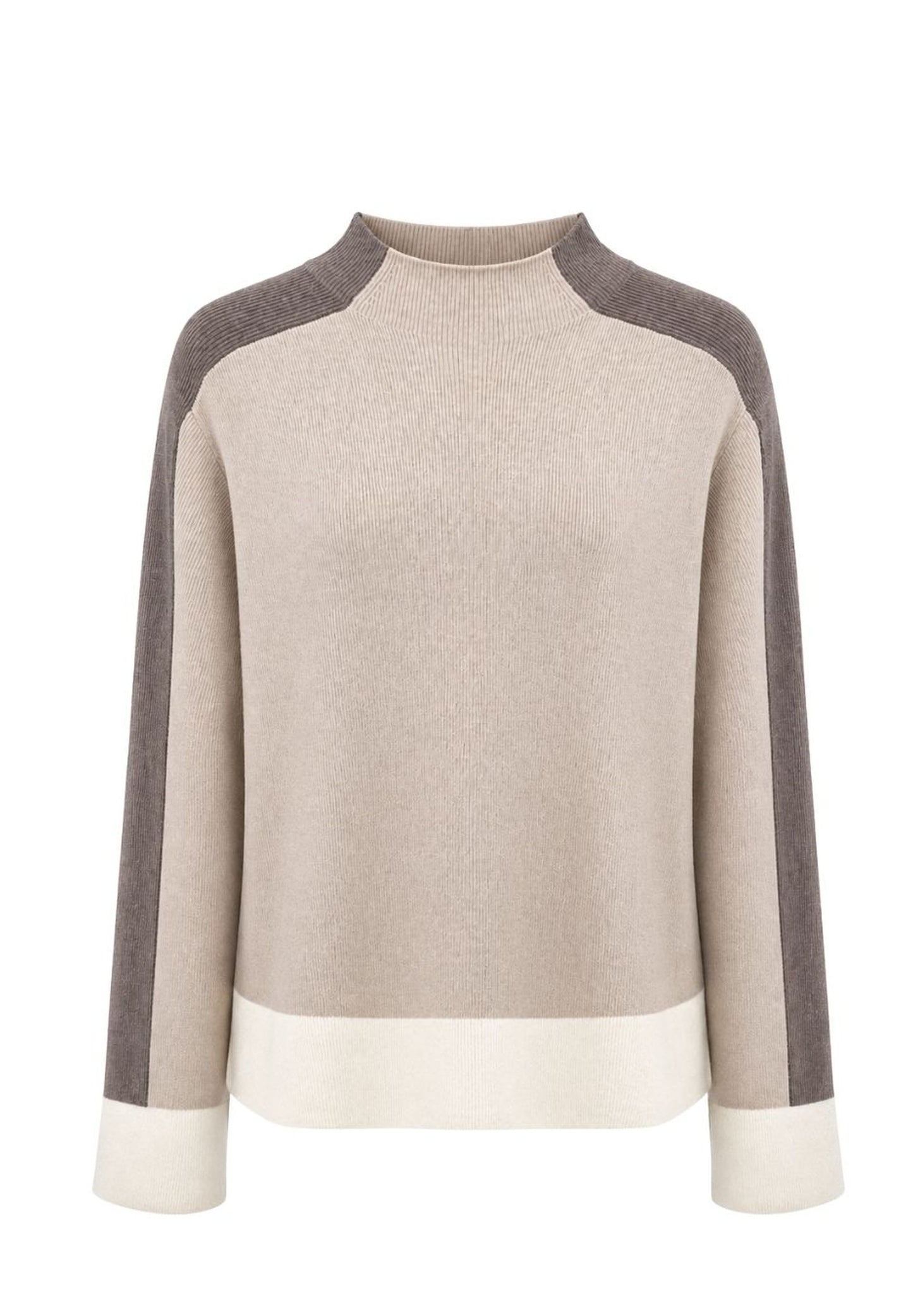 Frank Walder High Neck Knit Jumper