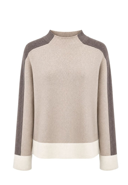 Frank Walder High Neck Knit Jumper