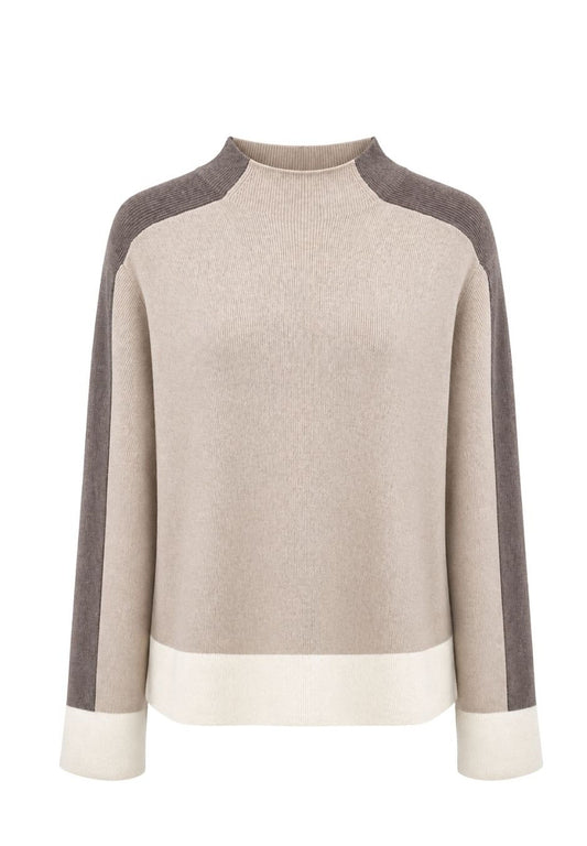 Frank Walder High Neck Knit Jumper