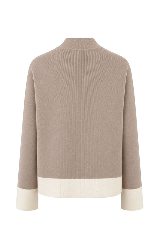 Frank Walder High Neck Knit Jumper