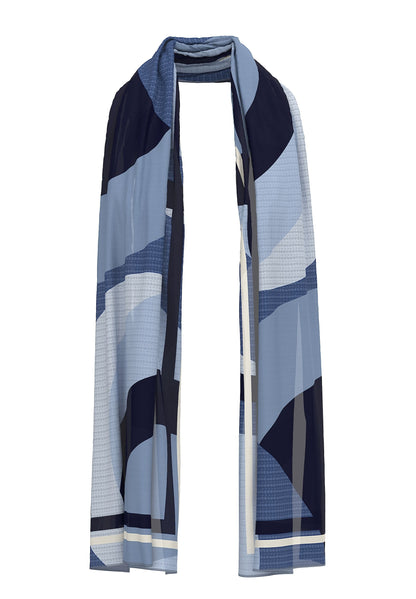 Frank Walder Blue Scarf